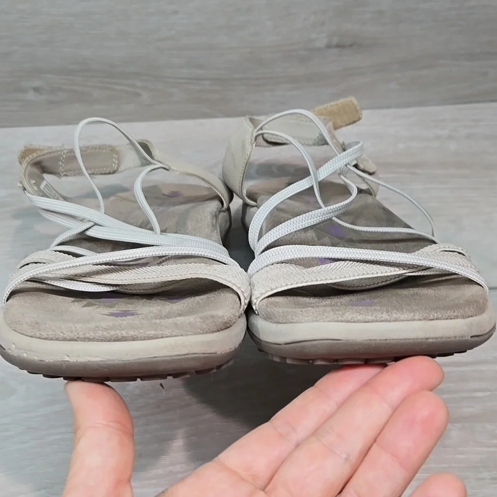 Skechers Women Memory Foam Sandals Shoes Sz 10